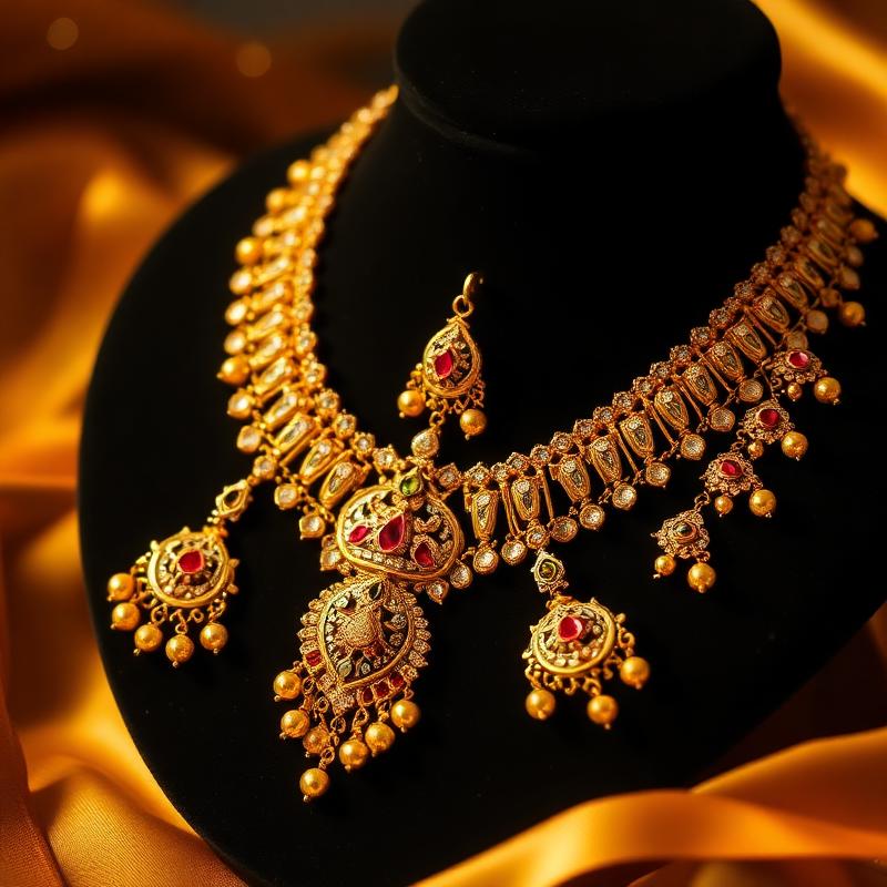 Royal Gold Necklace Set